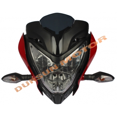 Bajaj Pulsar NS 200 Ön Far Komple Kırmızı