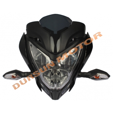 Bajaj Pulsar NS 200 Ön Far Komple Siyah